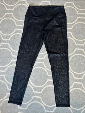 SENITA Black Leopard Lux Shakti High-Waist Leggings